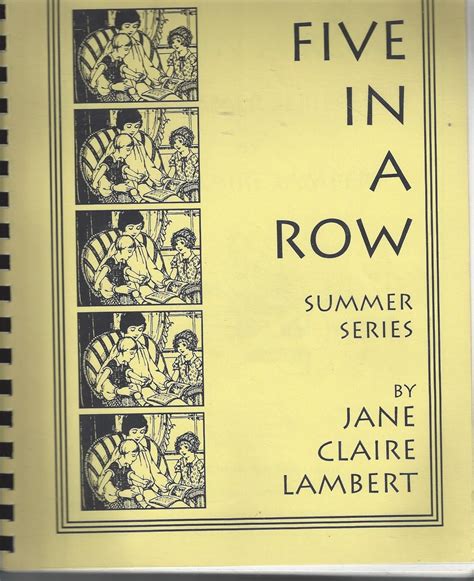 Five in a Row: Summer Series: Jane Claire Lambert: Amazon.com: Books