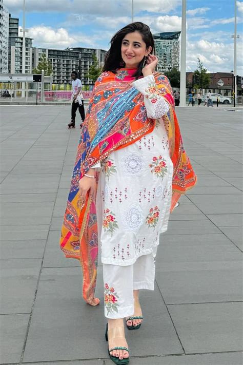 NIMRA MEHRA-3PC LAWN EMBROIDERED SHIRT WITH MONARK PRINTED DUPATTA & E