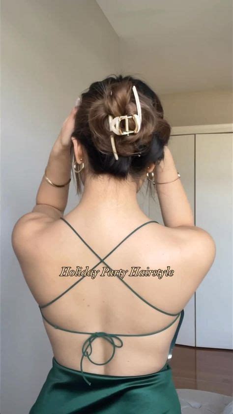 how to use flat claw clip for long hair