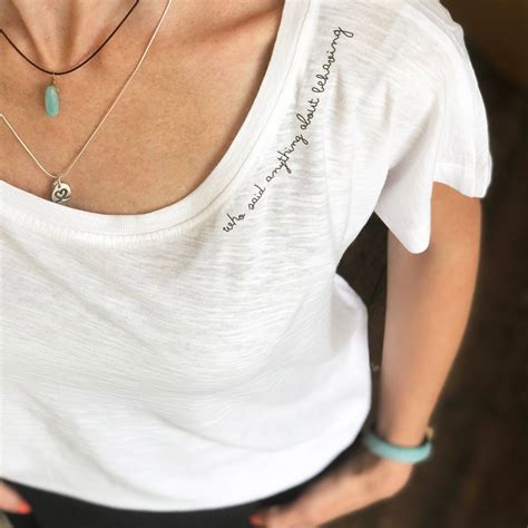 Slogan T Shirt Bespoke Slogan Organic Cotton Tee Motto - Etsy