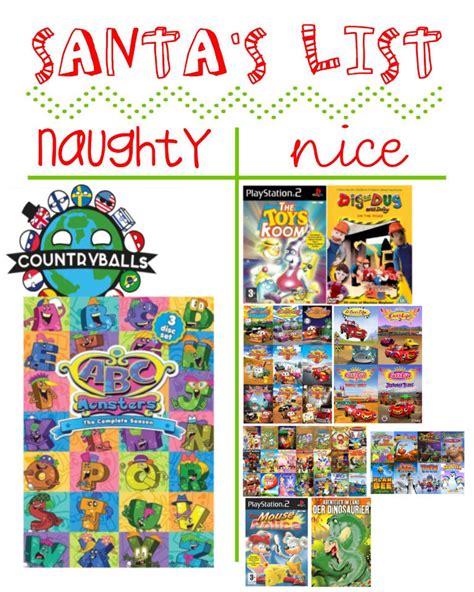 Nice And Naughty List by JakeFan10 on DeviantArt