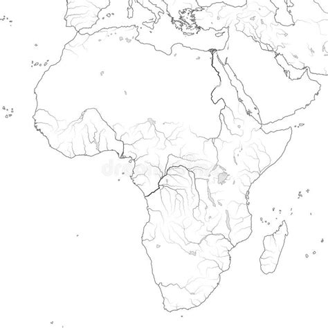 Africa Map Rivers Stock Illustrations – 15,824 Africa Map Rivers Stock ...