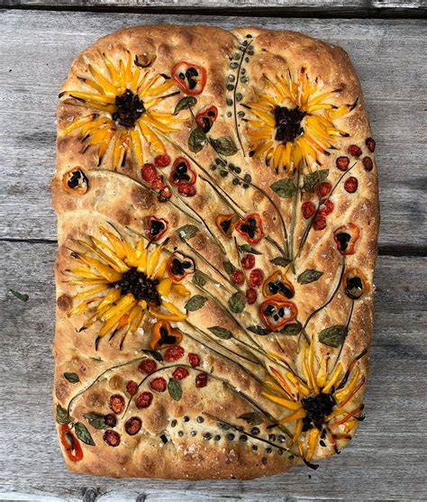 focaccia bread art thanksgiving - Darcie Friedman