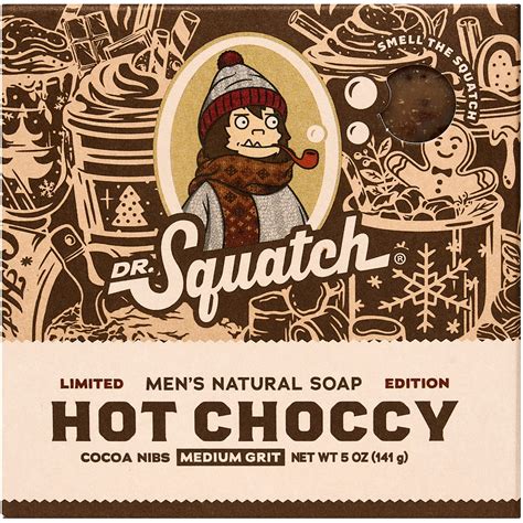 Dr. Squatch Hot Choccy Natural Bar Soap for Men, 5 oz - Walmart.com