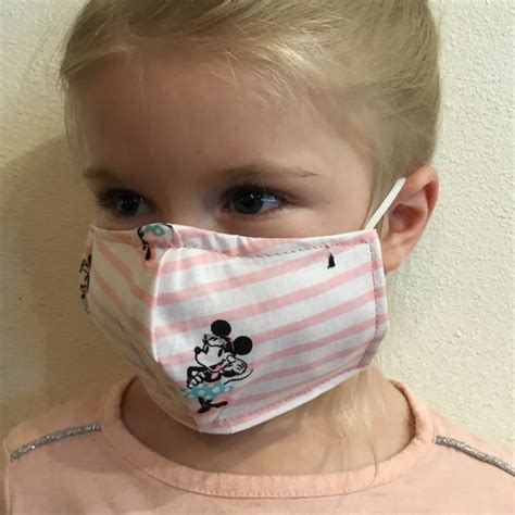 Minnie Mouse Face Mask - Etsy