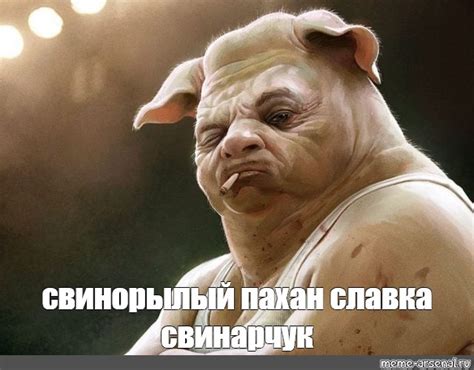 Создать мем "свинорыл, свинья с сигаретой, свинья с сигарой" - Картинки ...