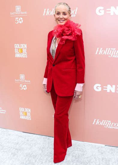 American Actress Sharon Stone Arrives Hollywood Editorial Stock Photo ...