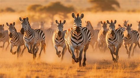 Premium AI Image | Zebra in the savanna
