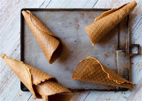 Cómo hacer barquillos de helado caseros. - Pandebroa