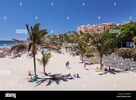 Playa del Duque beach, Costa Adeje, Tenerife, Canary Islands, Spain ...