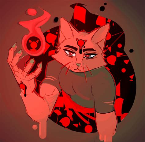 Cat from his abstract prison (by me). : r/furry