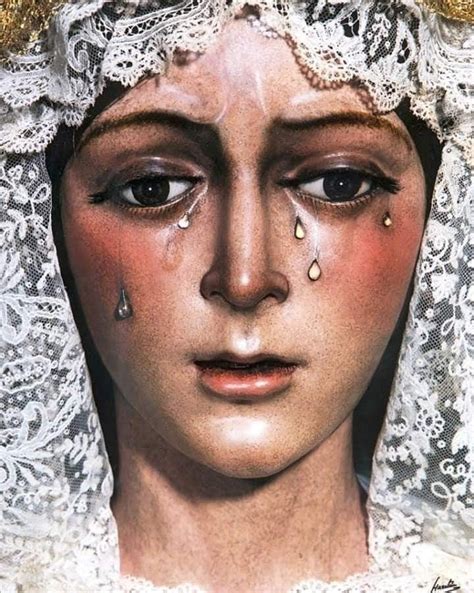 Virgen de la Macarena - Painting of a Devotional Image