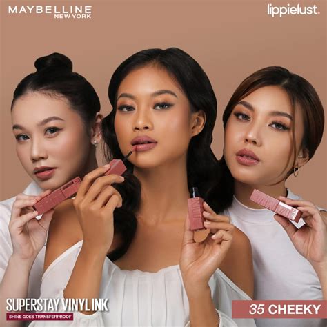 review swatches maybelline superstay lip vinyl ink lippielust