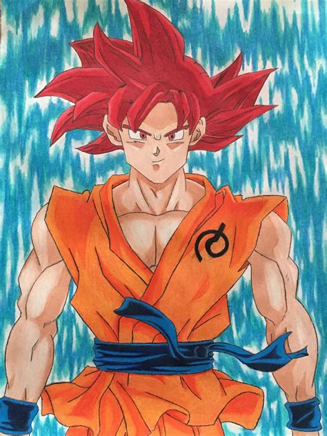 SS Blue Goku Drawings