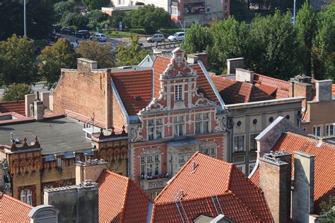 Гданьск. Вид с башни Ратуши Главного города