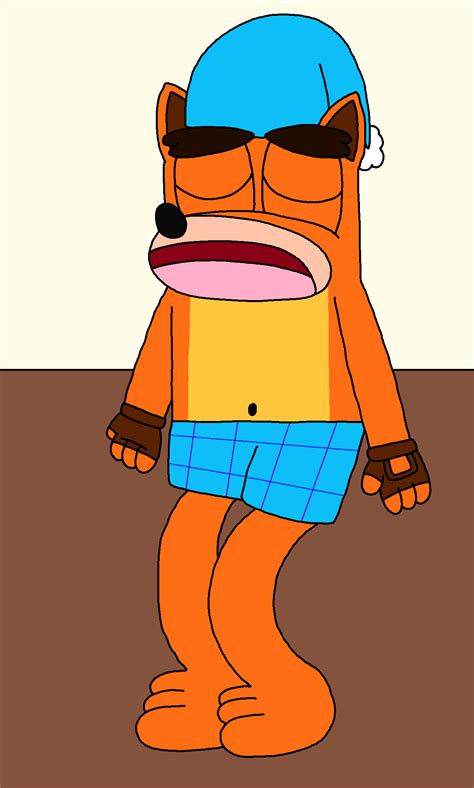 Crash Sleeps With His Knees Bent by KirbyHamtaroGirl on DeviantArt