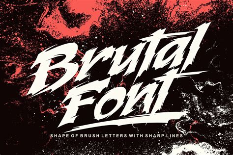 Brutal Tooth Font