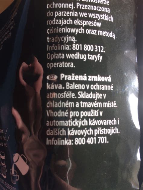 Podrobné informace o potravině Espresso