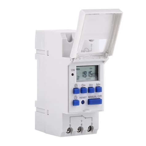 OTVIAP 1pc LCD Display Weekly Programmable Electronic Relay Time Switch ...