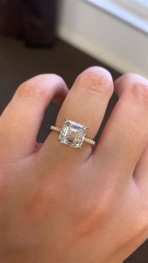 asscher cut 1 carat diamond 2