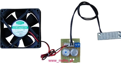 Grzałka 12V z termostatem + wentylator do obudów zewnętrznych , GL ...