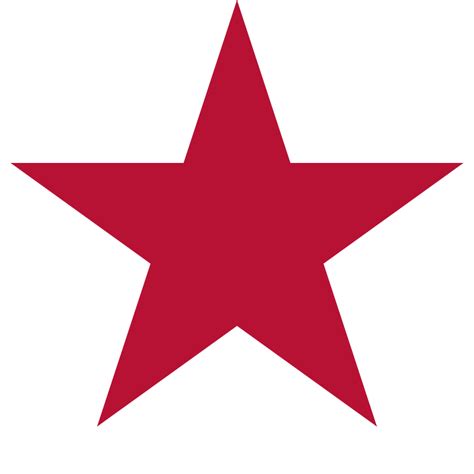Красная звезда PNG