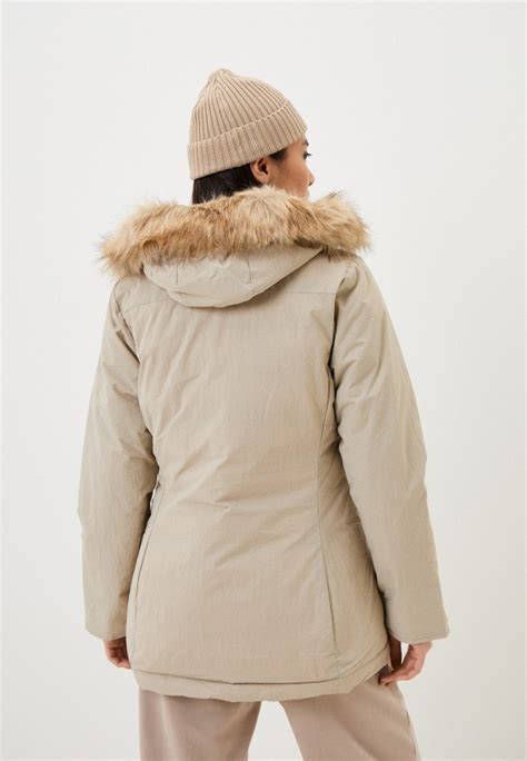 Парка adidas W HO FUR PA, цвет: бежевый, RTLADA780201 — купить в ...