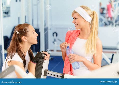 Two Beautiful Sportwomen Make Stock Image - Image of lifestyles, female ...