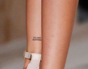 kaia gerbers  tattoos  meanings body art guru