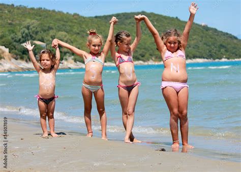 children on the beach Stock Photo | Adobe Stock
