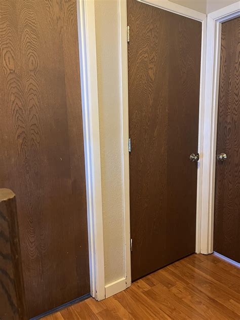 Replace door, frame, door trim but not floor trim : r/DIY