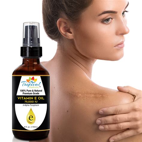 Buy 100% Pure & Natural Vitamin E Oil 4 oz - 75,000IU - Tropical Holistic