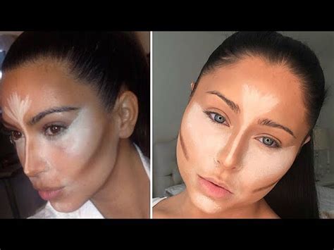 Kim Kardashian Makeup Contouring Tutorial