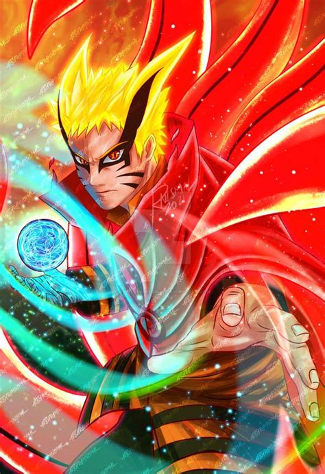 Naruto Baryon Mode by artoframnismal on DeviantArt Naruto Cool, Naruto ...