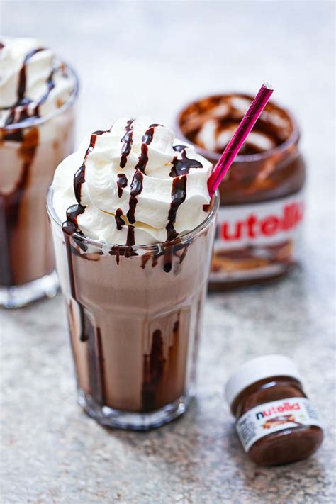 3 Ingredient Nutella Milkshake Recipe