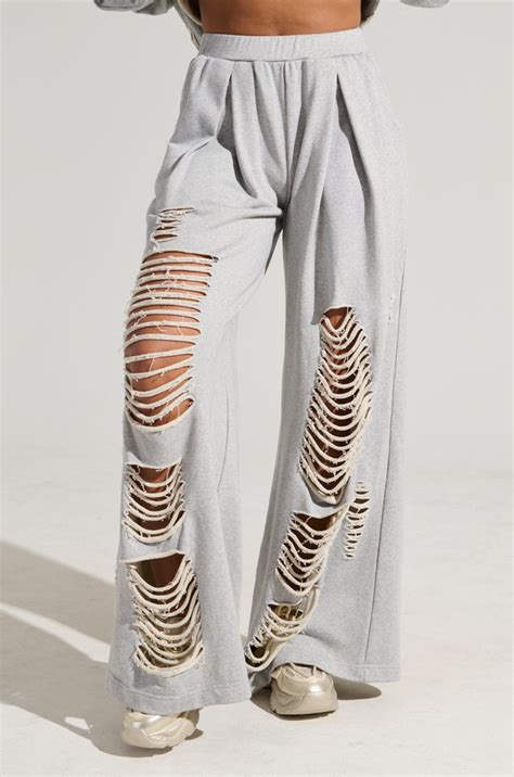 STRESS HIM OUT SWEATPANT IN GREY – AKIRA