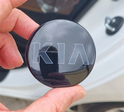 Колпачки заглушки на литые диски KIA black edition. — KIA Ceed (2G), 1 ...