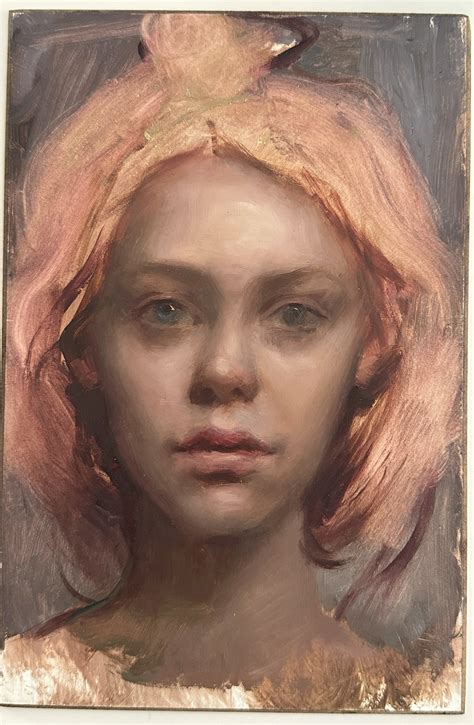Peachy Pink Study — Natalia Fabia