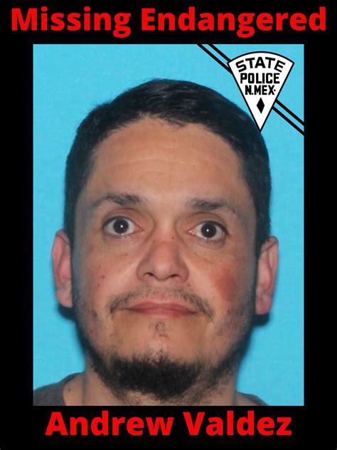 Missing Endangered Person Advisory – Espanola, NM – Andrew Valdez - NM