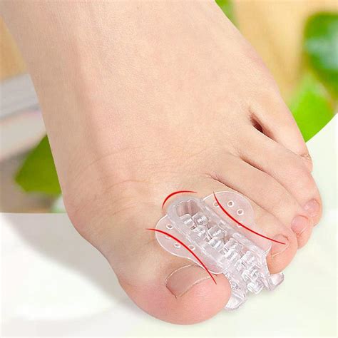 Clear Gel Toe Separators & Straightener for Hammer Toe & Overlapping