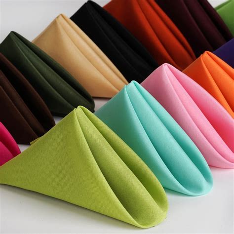Basic Polyester Restaurant Quality Napkin | 74 Colors | Maine Supply ...