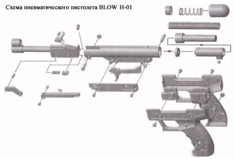 Обзор пневматического пистолета Blow H 01: характеристики, устройство ...