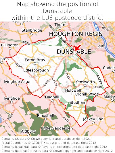 Where is Dunstable? Dunstable on a map