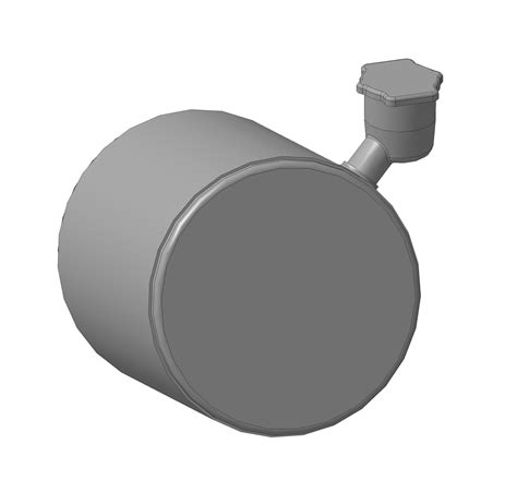 Бачок топливный - Чертежи, 3D Модели, Проекты, Детали и узлы автомобилей