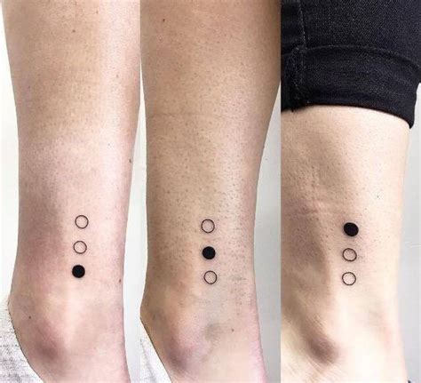 50+ Small 3 Dots Tattoos | Sibling tattoos, Dot tattoos, Friendship tattoos