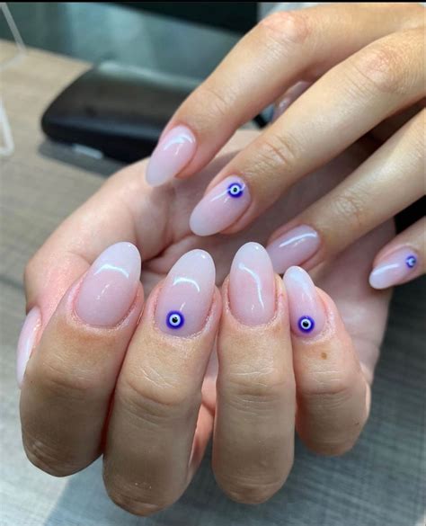 Evil Eye Nails | Evil eye nails, Casual nails, Fire nails