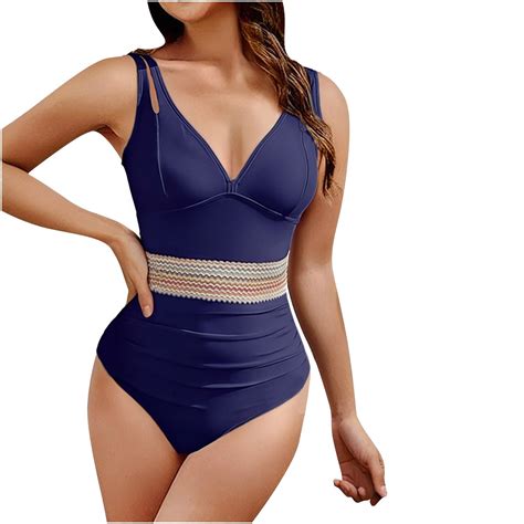 pstuiky One Piece Swimsuit Women, Women 2025 Spring Solid Color