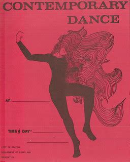 Contemporary dance poster, 1970s | From Document 7065, Publi… | Flickr