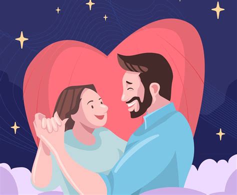 couple dancing  celebrate wife appreciation day vector art