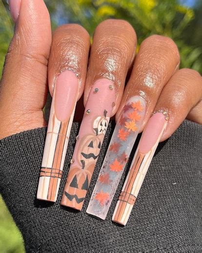 16 Fall Leaf Nail Art Designs That'll Put You In An Autumnal Mood
